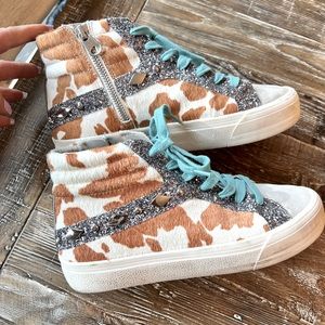 GIANNI BINI HIGH TOP TENNIS SHOES SNEAKERS